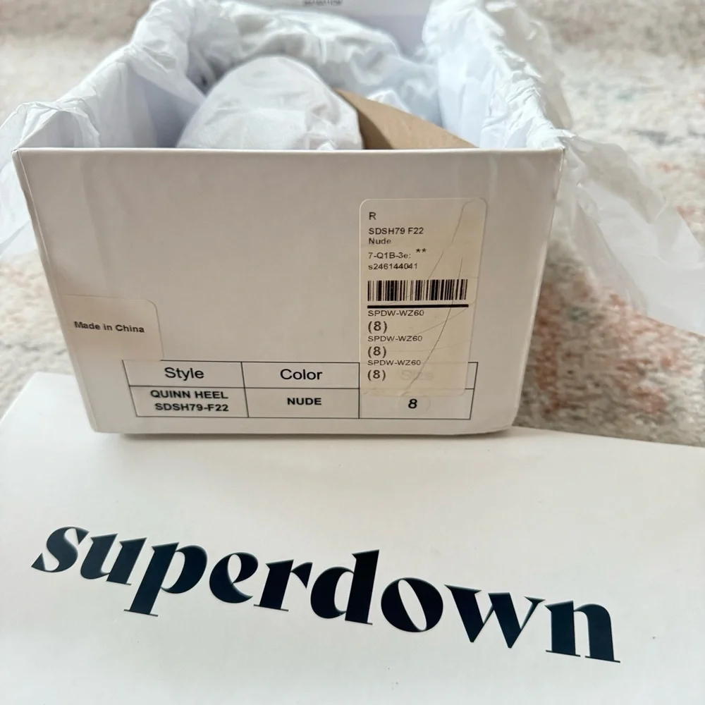 superdown Nude Rhinestone Heels - Picture 7 of 11